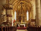 Bild: V&ouml;ls am Schlern (S&uuml;dtirol): Kirche Aufnahme Mariens in den Himmel&nbsp;&ndash; Klick zum Vergr&ouml;&szlig;ern