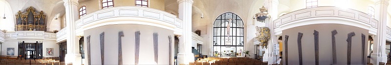 Freiberg: Innenraum der Petrikirche (Deutschland)